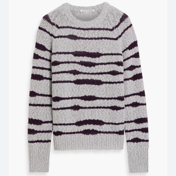 Autumn Cashmere Striped Sweater, XS - Picture 1 of 8
